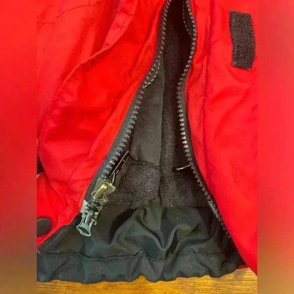Men’s Columbia Interchange Coat size Large Red Black - Picture 3 of 10